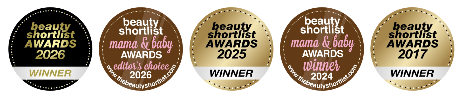 LE PURE premios a los Beauty Shortlist y los Madres & Bebés