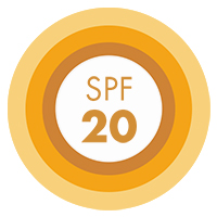 protección solar SPF 20