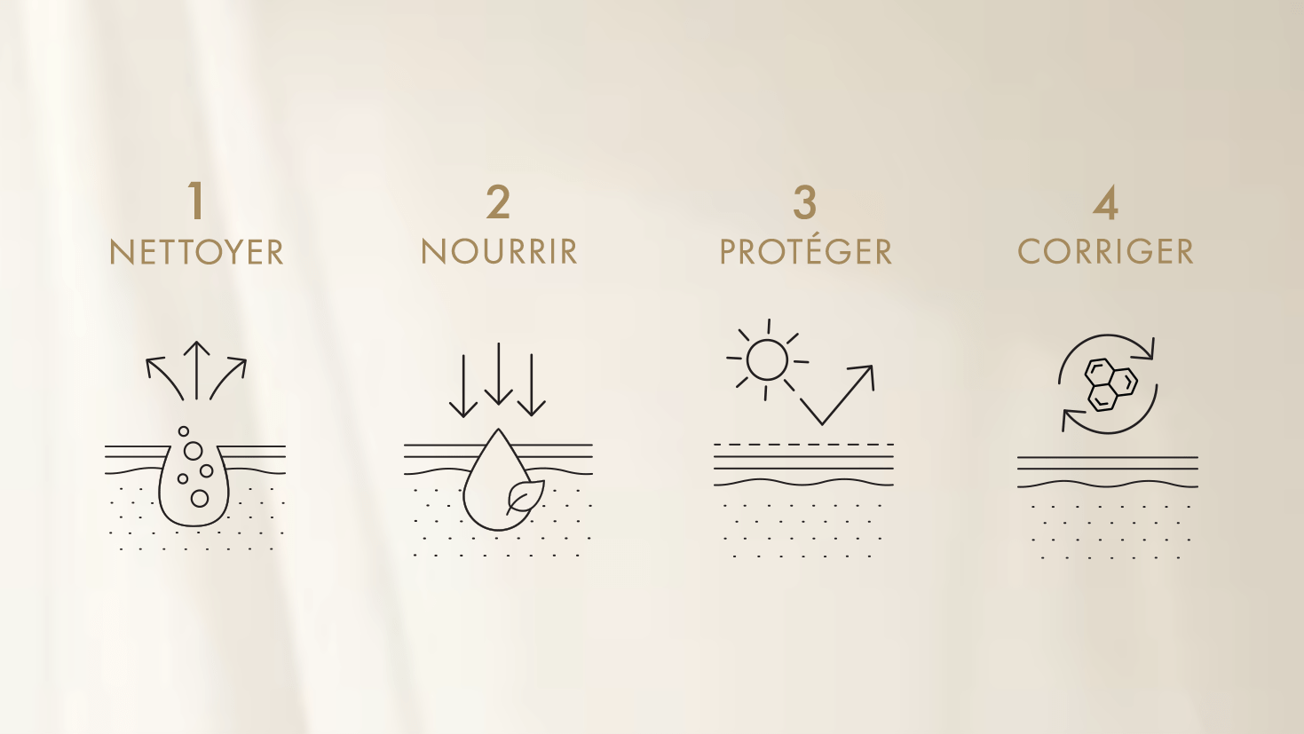 Étapes pour commencer à utiliser les produits pour la peau