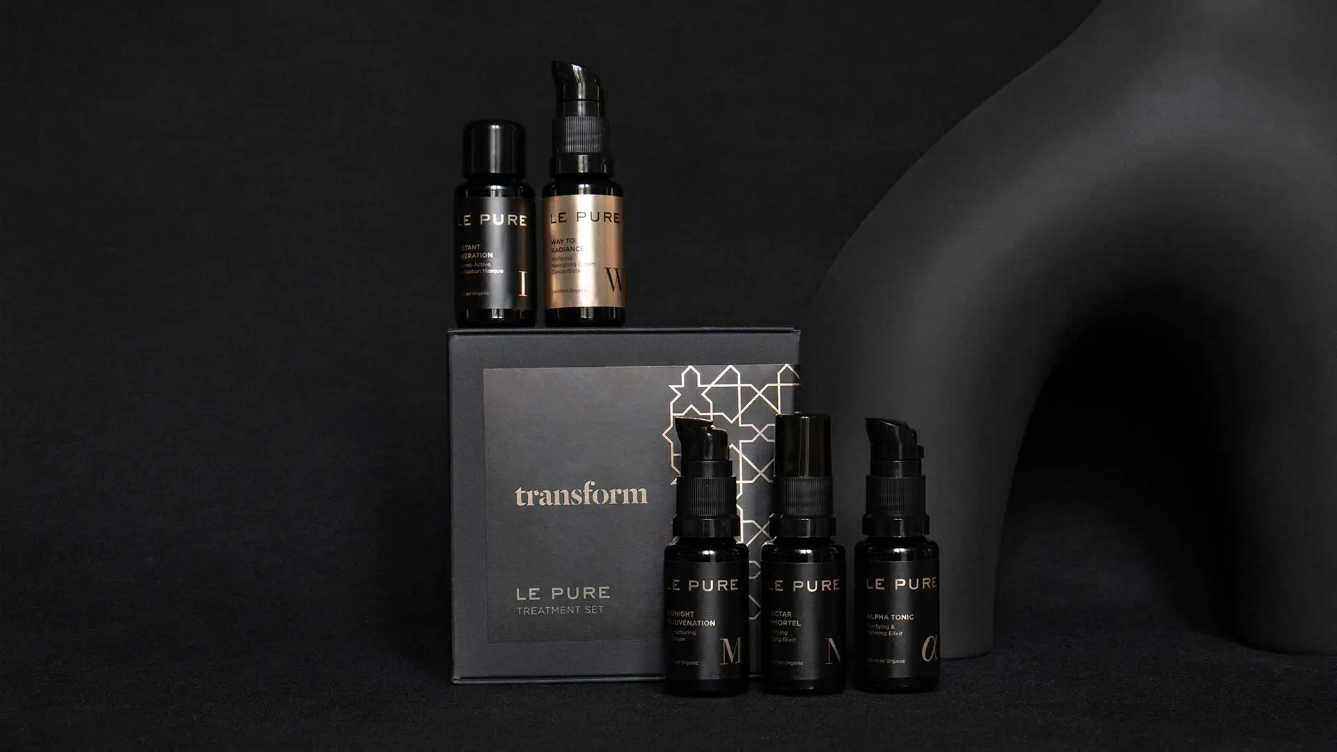 Organisches Set für Hauttransformation LE PURE