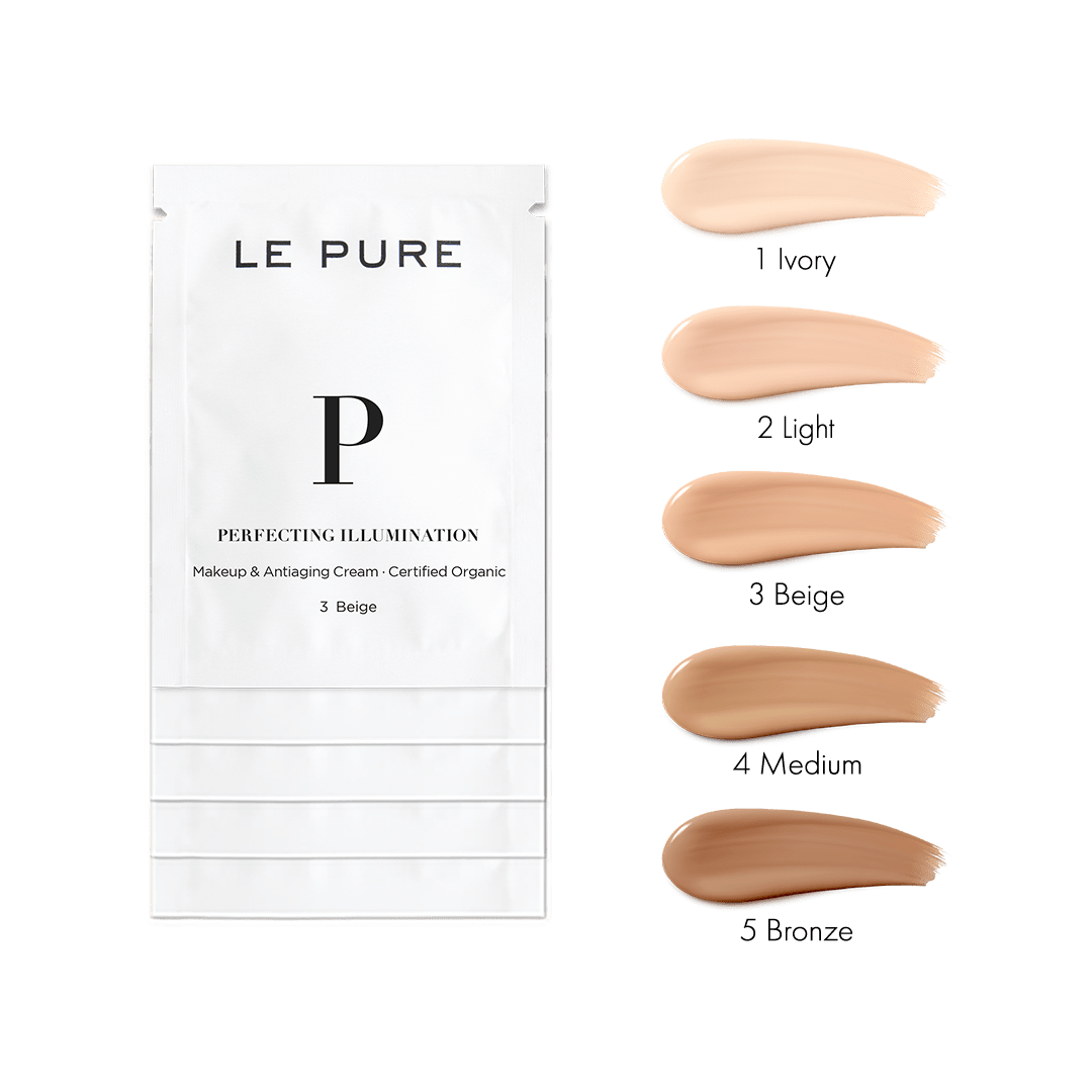 set échantillons fond de teint LE PURE