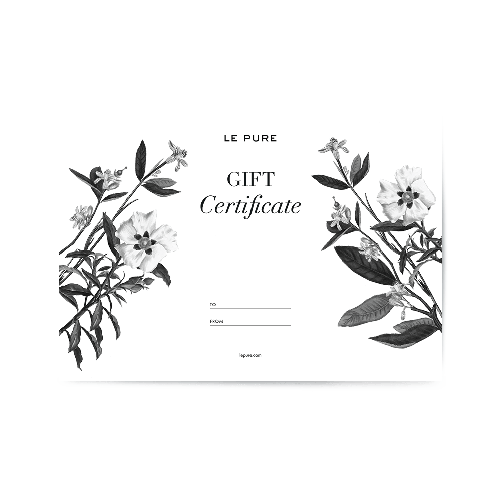 The LE PURE Gift Certificate