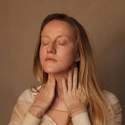 Woman´s face and Treatment for Dry Skin