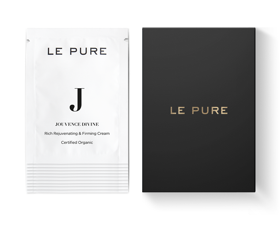 LE PURE organic skincare samples