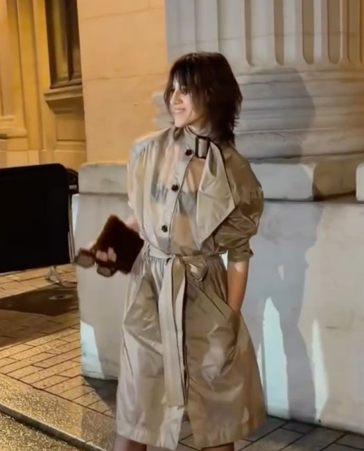 Charlotte Gainsbourg's skin prepared with LE PURE organic skincare and foundation at Paris Fashion Week – MUA Satoko Watanabe