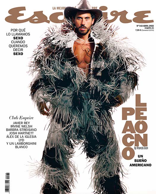 Actor Paco León's skin prepared with LE PURE organic skincare and foundation for Esquire Magazine