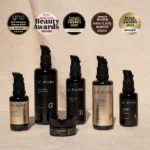 Productos de cuidado orgánico certificado LE PURE junto a múltiples premios internacionales de belleza